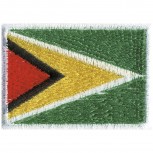 Aufnäher Länderflagge Patches - Guyana - 20407 Gr. ca. 8 x 5cm