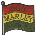 AUFNÄHER - Bob Marley - 04720 - Gr. ca. 7 x 7 cm - Patches Stick Applikation