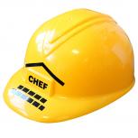 Baustellen- Helm, Bauhelm für Kinder mit Beschriftung Chef     51681