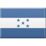 Kühlschrankmagnet - Länderflagge Honduras - Gr.ca. 8x5,5 cm - 38942 - Magnet