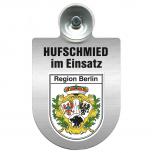 Einsatzschild Windschutzscheibe incl. Saugnapf - Hufschmied im Einsatz - 309391-14 - Region Berlin