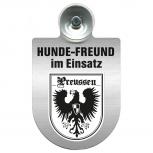 Einsatzschild Windschutzscheibe incl. Saugnapf - Hundefreund im Einsatz - 309359