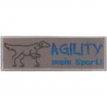 Aufnäher - Agility - 04563 - Gr. ca. 11 x 4 cm - Patches Stick Applikation