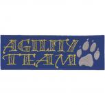 Aufnäher - Agility Team - 04567 - Gr. ca. 11 x 4 cm - Patches Stick Applikation