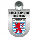 Einsatzschild mit Saugnapf Hundetrainerin im Einsatz  309379/1 Region Luxembourg