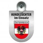 Einsatzschild Windschutzscheibe incl. Saugnapf - Hundezüchter im Einsatz - 309378-20 - Region Österreich