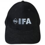 Baseballcap mit Einstickung - IFA - 68544 - schwarz