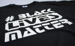 T-Shirt Unisex mit Print - BLACK LIVES MATTER - 12640 Schwarz Gr. S
