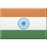 Küchenmagnet - Länderflagge Indien - Gr.ca. 8x5,5 cm - 38046 - Magnet