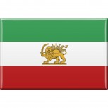 Küchenmagnet - Länderflagge Iran - Gr.ca. 8x5,5 cm - 38482 - Magnet