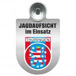 Einsatzschild Windschutzscheibe incl. Saugnapf - Jagdaufsicht im Einsatz - 309370-13 - Region Thüringen