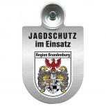 Einsatzschild Windschutzscheibe incl. Saugnapf - Jagdschutz im Einsatz- 309368 - incl. Regionen nach Wahl