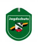 Einsatzschild Autoschild für Windschutzscheibe incl. Saugnapf - Jagdschutz - 308194 - incl. Wappen Sachsen-Anhalt