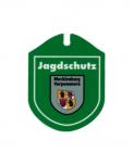 Einsatzschild Autoschild für Windschutzscheibe incl. Saugnapf - Jagdschutz - 308194 - incl. Wappen Mecklenburg-Vorpommern