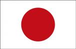 Schwenkflagge Stockländerfahne - Japan - Gr. ca. 40x30cm - 77072 - Länderflagge Fahne
