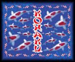 Mauspad Mousepad mit Motiv - Koi Kohaku - Gr. ca. 24cm x 20cm - K0238
