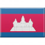 Kühlschrankmagnet - Länderflagge Kambodscha - Gr.ca. 8x5,5 cm - 38055 - Magnet