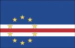 Hissflagge Stockländerfahne - Kap Verde - Gr. ca. 40x30cm - 77078 - Schwenkfahne