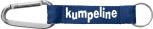 Karabiner- Schlüsselanhänger - Kumpeline - Gr. ca. 2x16cm - 13424 - Keyholder mit Print