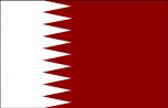 Flagge Stockländerfahne - Katar - Gr. ca. 40x30cm - 77080 - Schwenkfahne