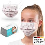 6x Kinder OP-Maske Typ IIR, Kätzchen Kitty, hergestellt in Deutschland