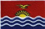 Aufnäher - Kiribati Fahne - 21612 - Gr. ca. 8 x 5 cm