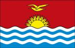 Dekofahne - Kiribati - Gr. ca. 150 x 90 cm - 80083- Deko-Länderflagge