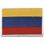 Aufnäher Länderflagge - Kolumbien - 20459 Gr. ca. 8 x 5cm