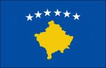 Stockländerfahne - Kosovo - Gr. ca. 40x30cm - 77086 - Schwenkfahne