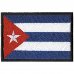 Aufnäher Länderflagge - KUBA - Gr. ca. 8cm x 5,5cm - 20463