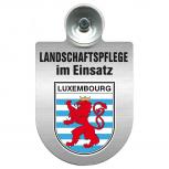 Einsatzschild mit Saugnapf Landschaftspflege im Einsatz 393823 Region Luxembourg