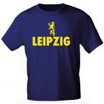 T-Shirt unisex mit Print - LEIPZIG - 10920 royalblau - Gr. XXL