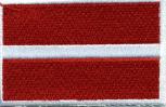 Aufnäher - Lettland Fahne - 21619 - Gr. ca. 8 x 5 cm