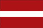 Stockländerfahne - Lettland - Gr. ca. 40x30cm - 77091 - Schwenkflagge