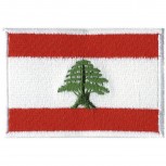 Aufnäher Patches Fahne Flagge - Libanon - 20423 Gr. ca. 8 x 5cm