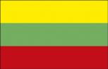 Stockländerfahne - Litauen - Gr. ca. 40x30cm - 77095 - Flagge Länderfahne Schwenkfahne