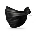 Behelfsmaske Gesichtsmaske Maske mit wasserabweisenden Vliess - 15443 schwarz