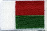 Aufnäher - Madagaskar Fahne - 21622 - Gr. ca. 8 x 5 cm