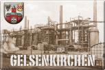 Küchenmagnet - Gelsenkirchen - Gr. ca. 8 x 5,5 cm - 38279 - Magnet Kühlschrankmagnet