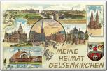 Küchenmagnet - Heimat Gelsenkirchen - Gr. ca. 8 x 5,5 cm - 38280 - Magnet Kühlschrankmagnet