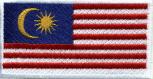 Aufnäher - Malaysia Fahne - 21623 - Gr. ca. 8 x 5 cm