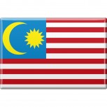 Kühlschrankmagnet - Länderflagge Malaysia - Gr.ca. 8x5,5 cm - 38076 - Magnet