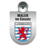 Einsatzschild Windschutzscheibe incl. Saugnapf - Maler im Einsatz - 309465 - Region Luxembourg