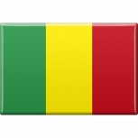 Kühlschrankmagnet - Länderflagge Mali - Gr.ca. 8x5,5 cm - 38078 - Magnet