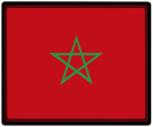 Mousepad Mauspad mit Motiv - Marokko Fahne Fußball Fußballschuhe - 82103 - Gr. ca. 24  x 20 cm