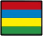 Mousepad Mauspad mit Motiv - Mauritius Fahne Fußball Fußballschuhe - 82105 - Gr. ca. 24  x 20 cm