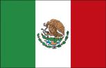 Schwenkfahne - Mexico - Gr. ca. 40x30cm - 77107 - Flagge Stockländerfahne