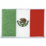 Aufnäher Länderflagge - MEXIKO - 20434 Gr. ca. 8 x 5cm