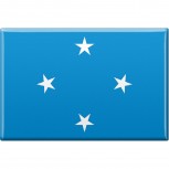 Kühlschrankmagnet - Länderflagge Mikronesien - Gr.ca. 8x5,5 cm - 38084 - Magnet