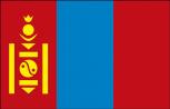 Länderflagge - Mongolei - Gr. ca. 30x40cm - 77111 - Stockländerfahne